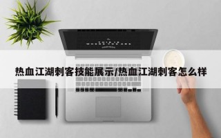 热血江湖刺客技能展示/热血江湖刺客怎么样