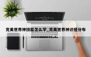 完美世界神技能怎么学_完美世界神识怪分布